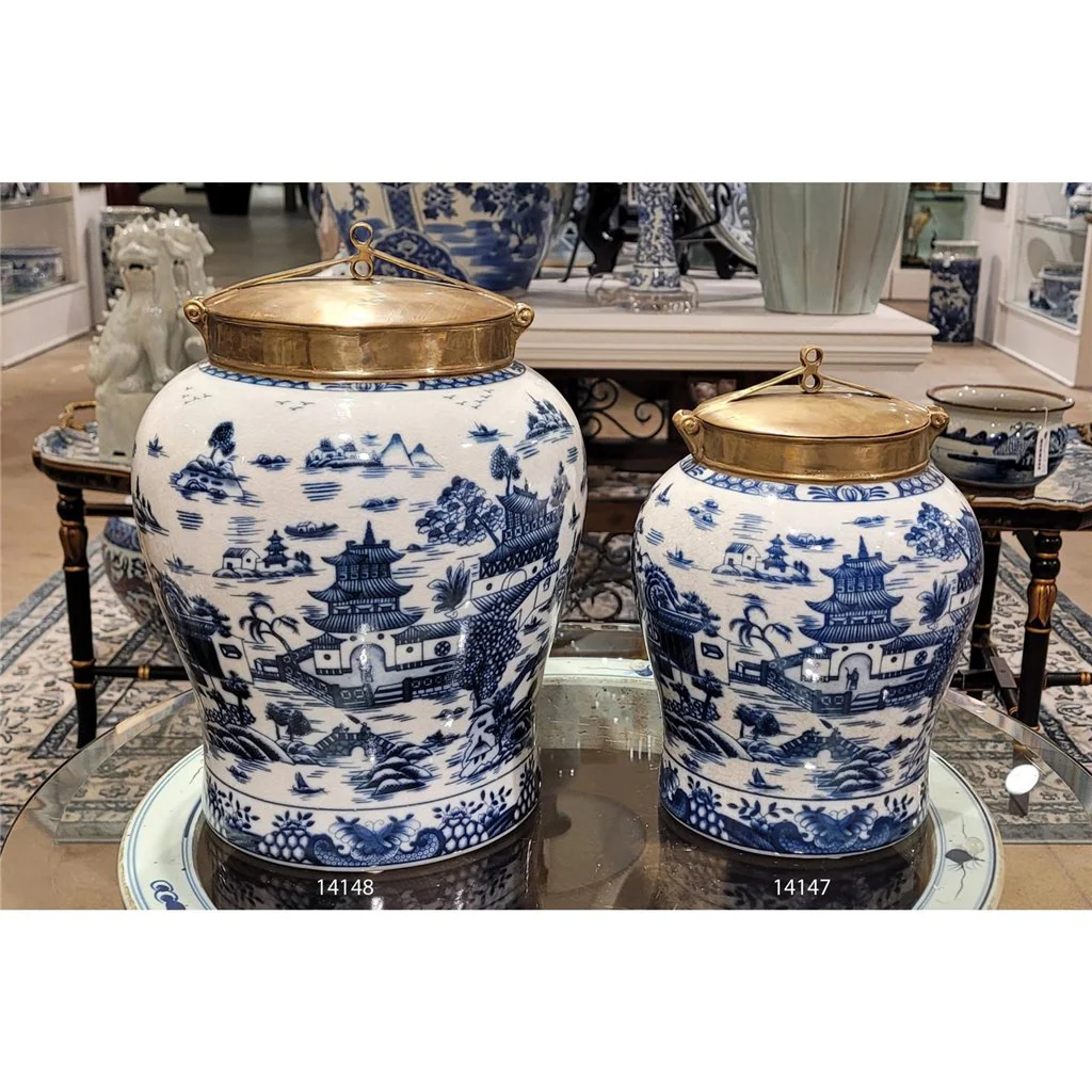 Danny's Fine Porcelain Jar - Blue Willow 14147 - Image 12