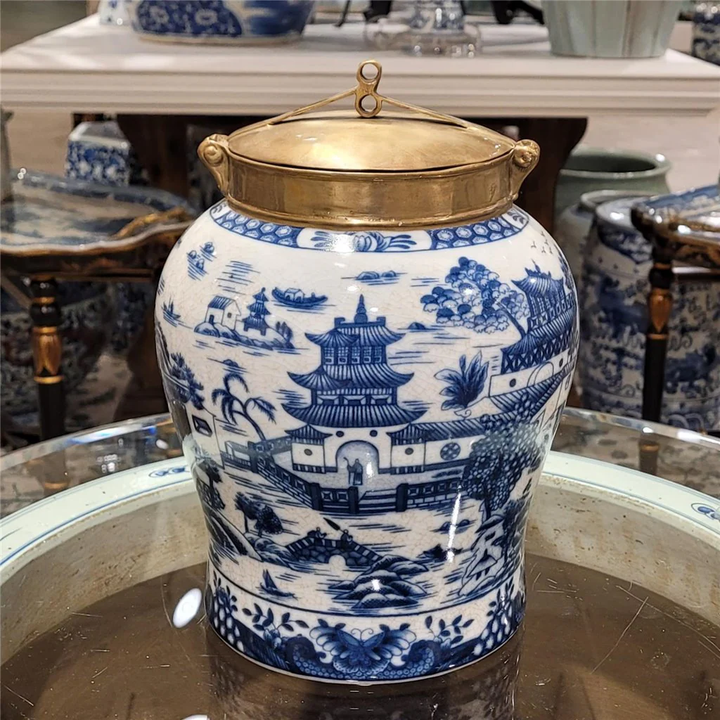 Danny's Fine Porcelain Jar - Blue Willow 14147 - Image 5