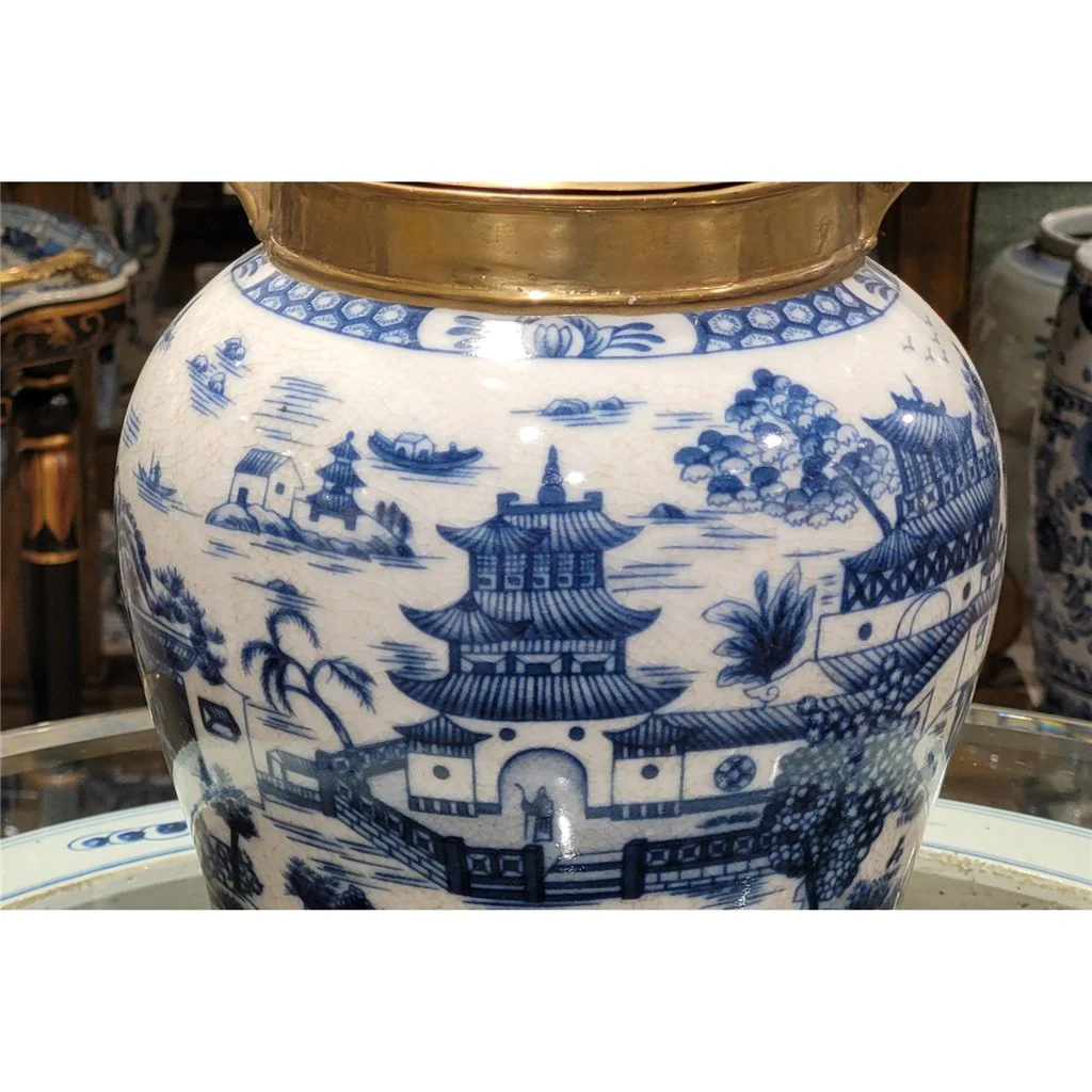 Danny's Fine Porcelain Jar - Blue Willow 14147 - Image 7
