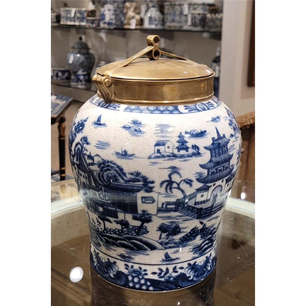 Danny's Fine Porcelain Jar - Blue Willow 14147 - Image 8