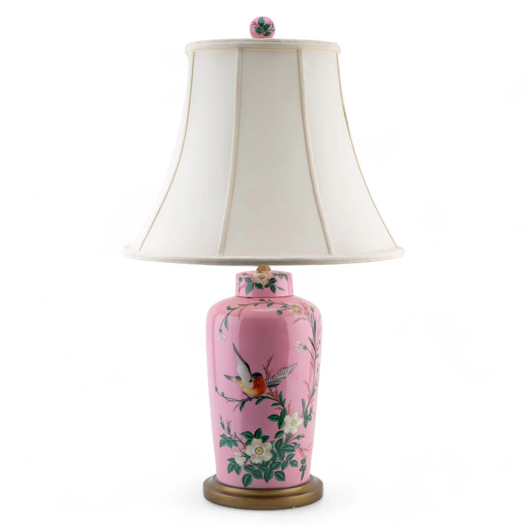 Danny's Fine Porcelain Lamp Base - Pink Garden 60992-LG