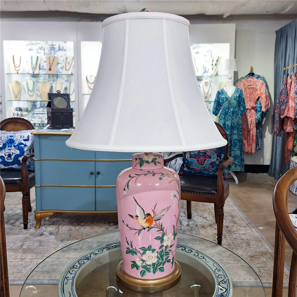 Danny's Fine Porcelain Lamp Base - Pink Garden 60992-LG - Image 2