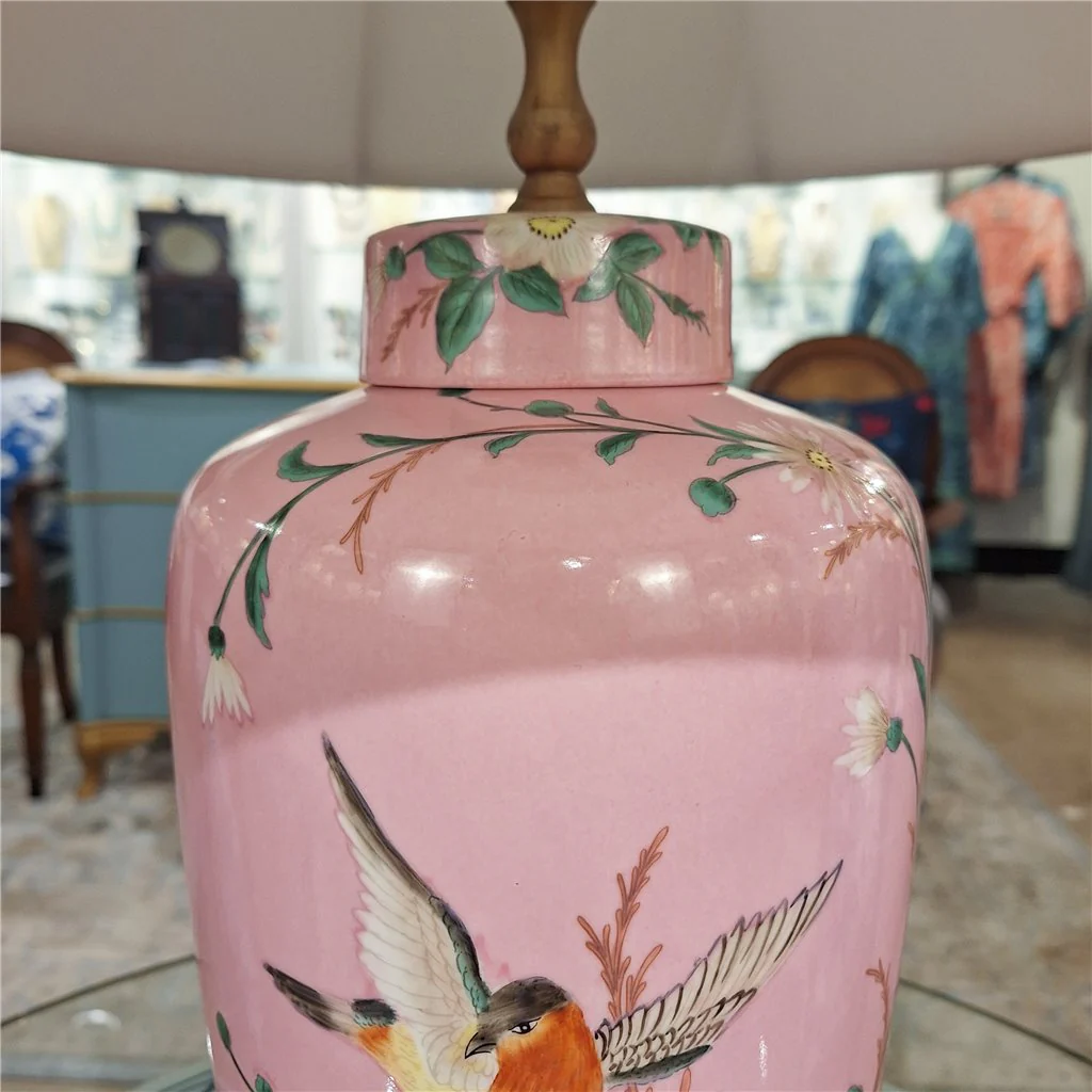 Danny's Fine Porcelain Lamp Base - Pink Garden 60992-LG - Image 5