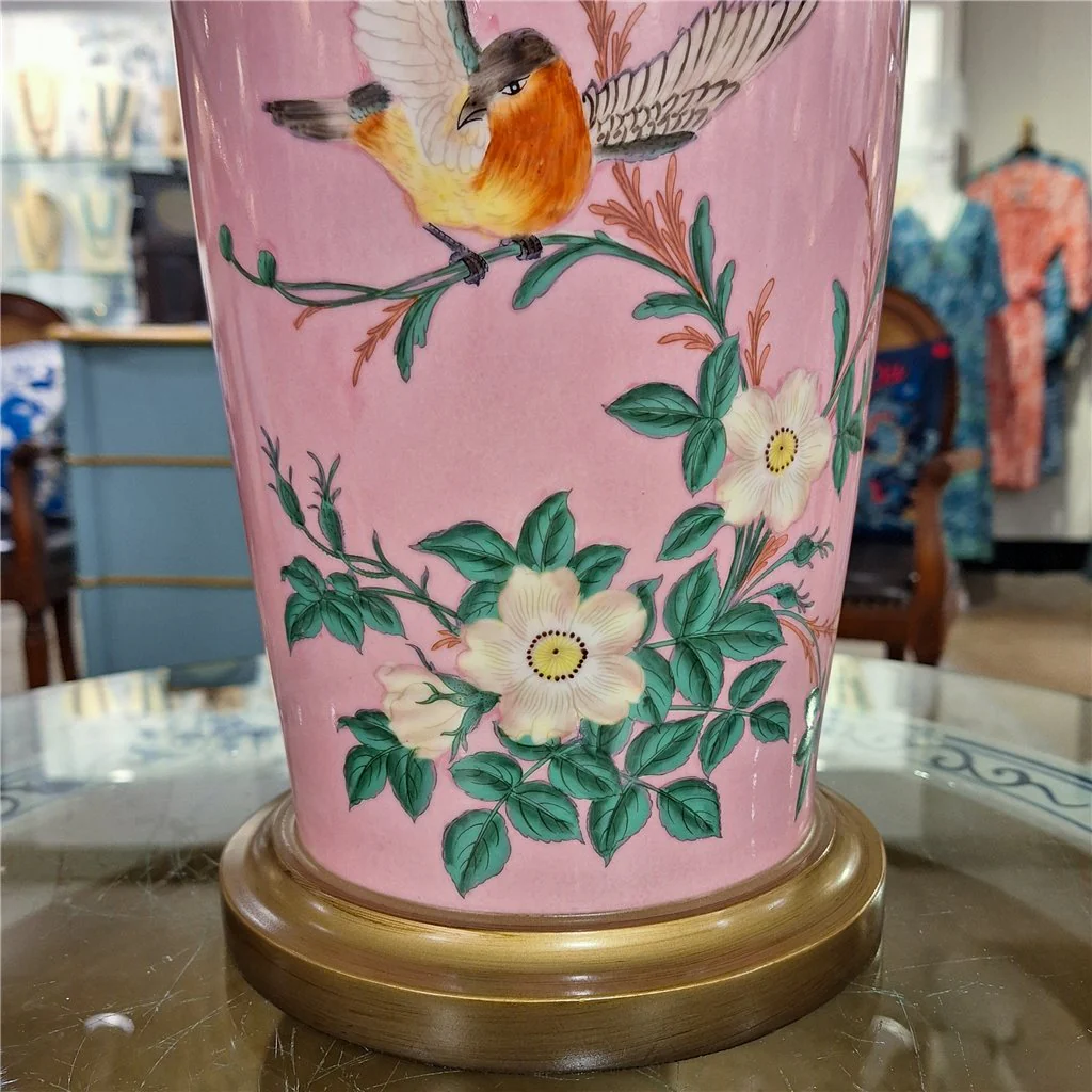 Danny's Fine Porcelain Lamp Base - Pink Garden 60992-LG - Image 6