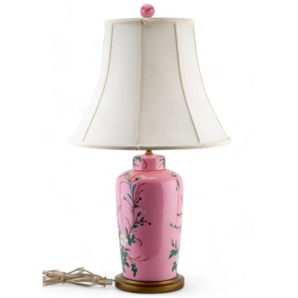 Danny's Fine Porcelain Lamp Base - Pink Garden 60992-LG - Image 8