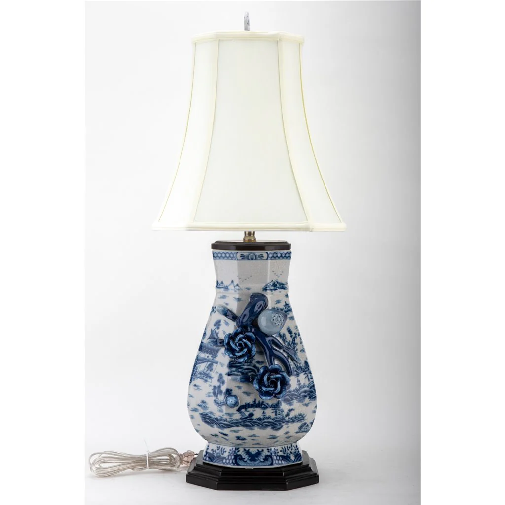 Danny's Fine Porcelain Lamp - Blue Willow (125-16-Be) 14260-L - Image 10