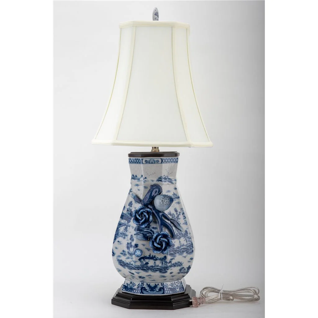 Danny's Fine Porcelain Lamp - Blue Willow (125-16-Be) 14260-L - Image 12