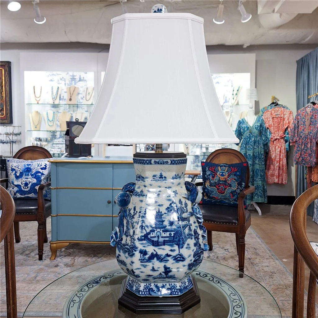 Danny's Fine Porcelain Lamp - Blue Willow (125-16-Be) 14260-L - Image 2
