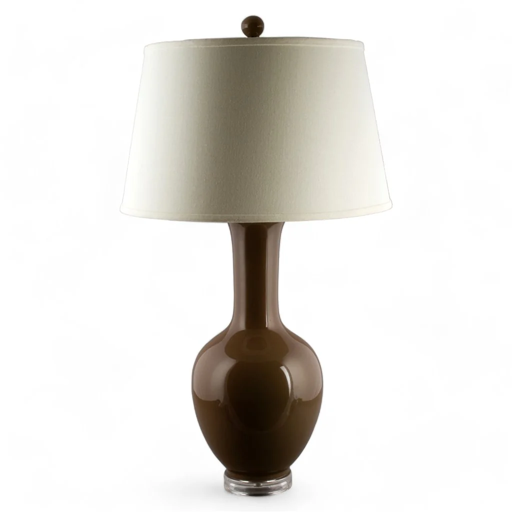 Danny's Fine Porcelain Lamp- Brown 40810-LA