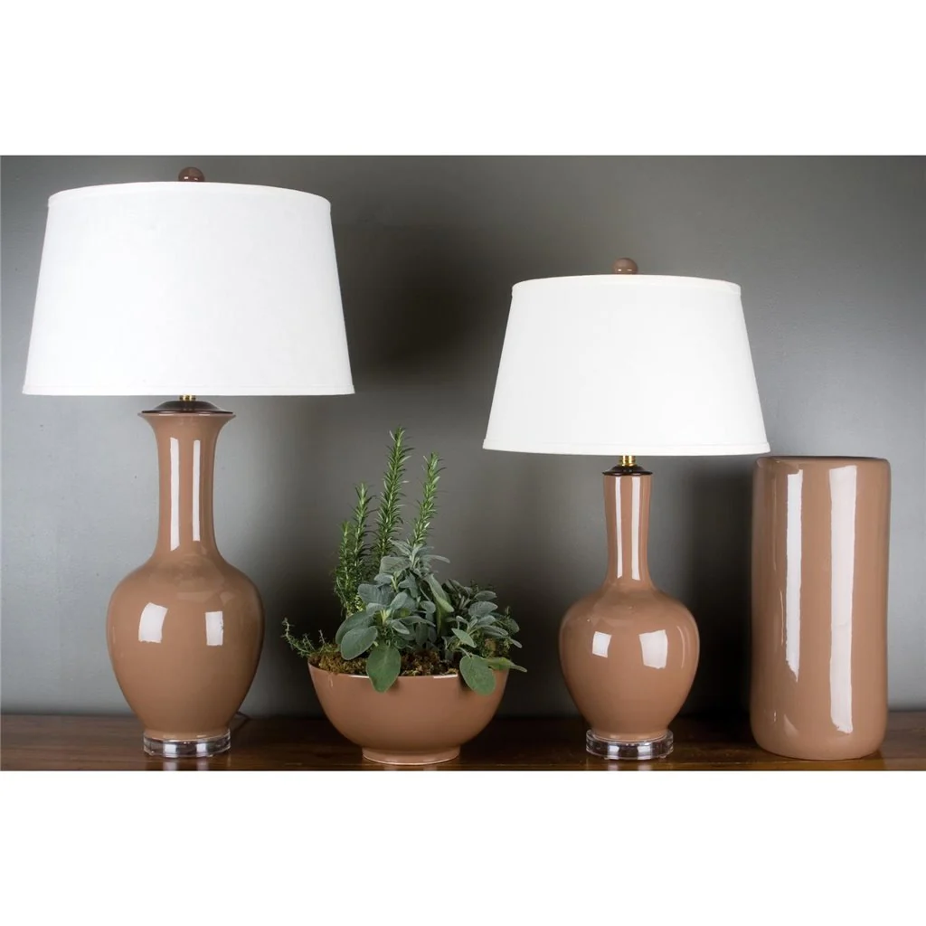 Danny's Fine Porcelain Lamp- Brown 40810-LA - Image 2