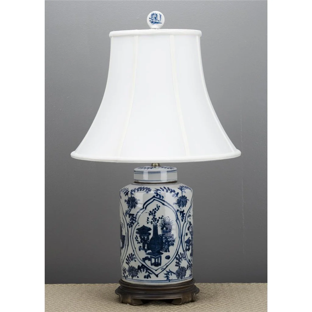 Danny's Fine Porcelain Lamp - Classic B/W 50551-L - Image 2