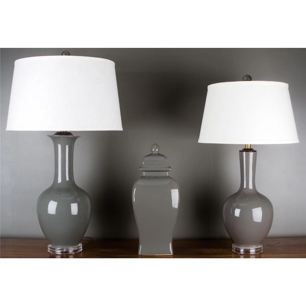 Danny's Fine Porcelain Lamp- Gray 40809-LA - Image 2