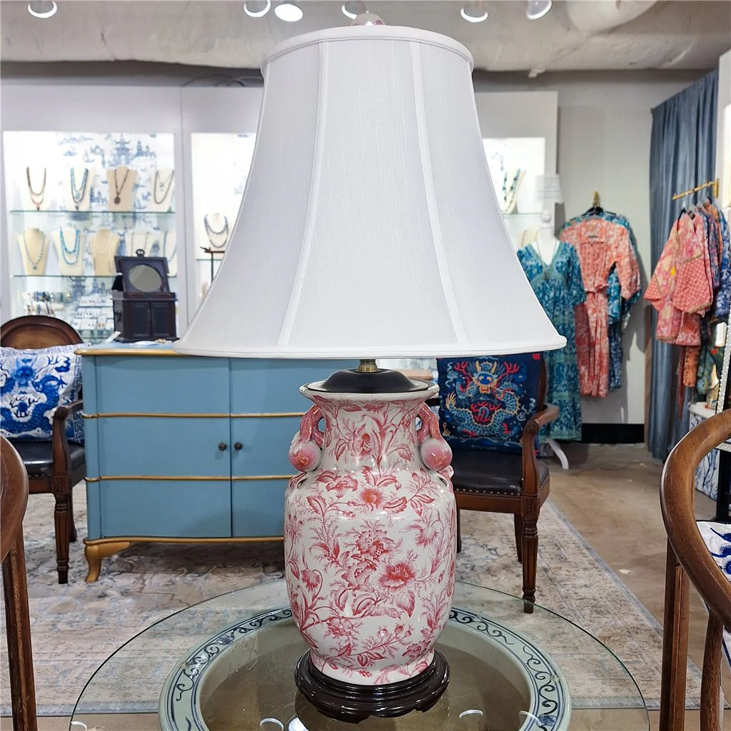 Danny's Fine Porcelain Lamp - Pink Primrose (108-17Be) 14236-L - Image 2