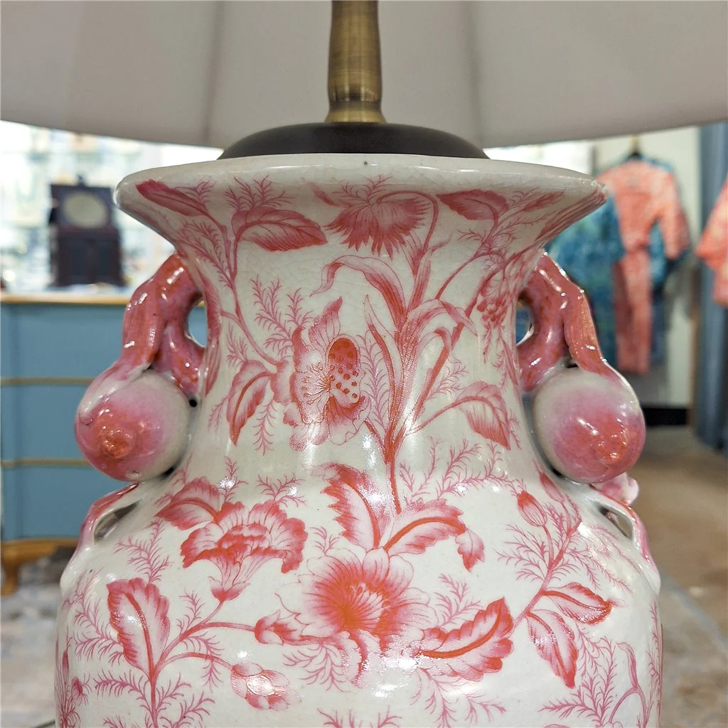 Danny's Fine Porcelain Lamp - Pink Primrose (108-17Be) 14236-L - Image 5