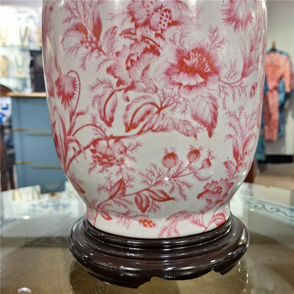 Danny's Fine Porcelain Lamp - Pink Primrose (108-17Be) 14236-L - Image 6