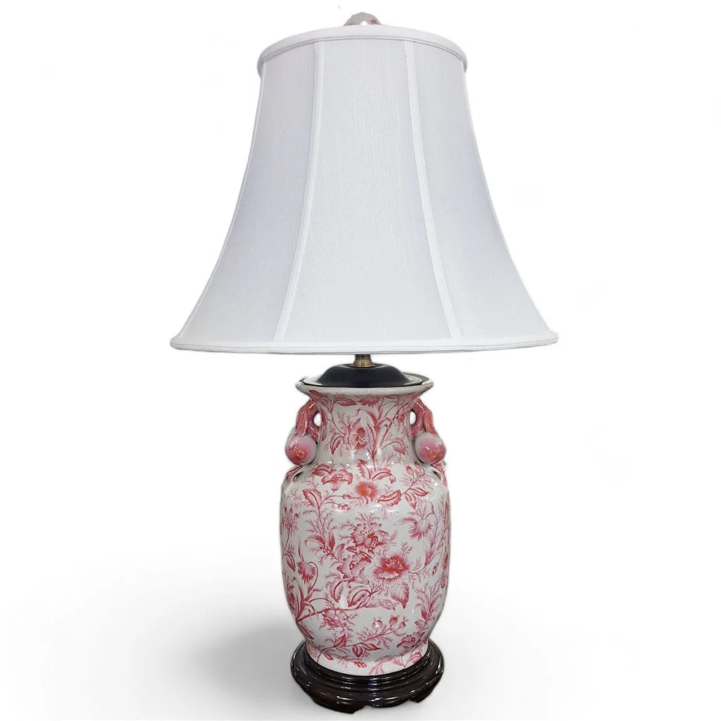 Danny's Fine Porcelain Lamp - Pink Primrose (108-17Be) 14236-L - Image 8