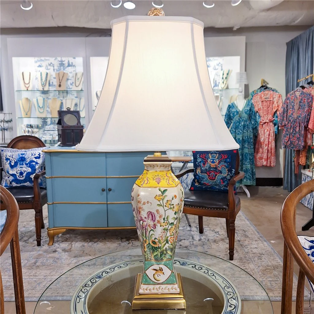 Danny's Fine Porcelain Lamp - Wild Breeze (125-16-Be) 14273-LG - Image 3