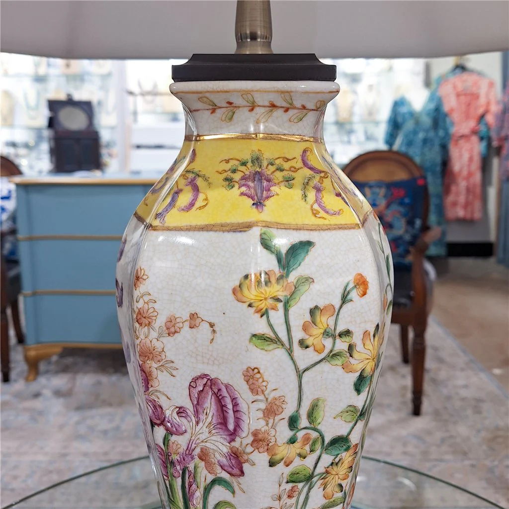 Danny's Fine Porcelain Lamp - Wild Breeze (125-16-Be) 14273-LG - Image 5