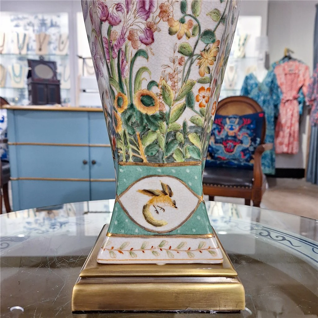 Danny's Fine Porcelain Lamp - Wild Breeze (125-16-Be) 14273-LG - Image 6