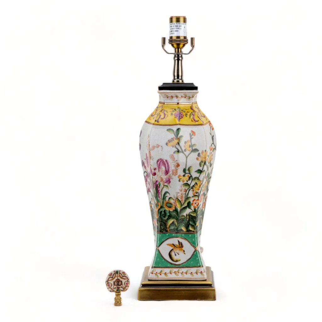 Danny's Fine Porcelain Lamp - Wild Breeze (125-16-Be) 14273-LG - Image 9
