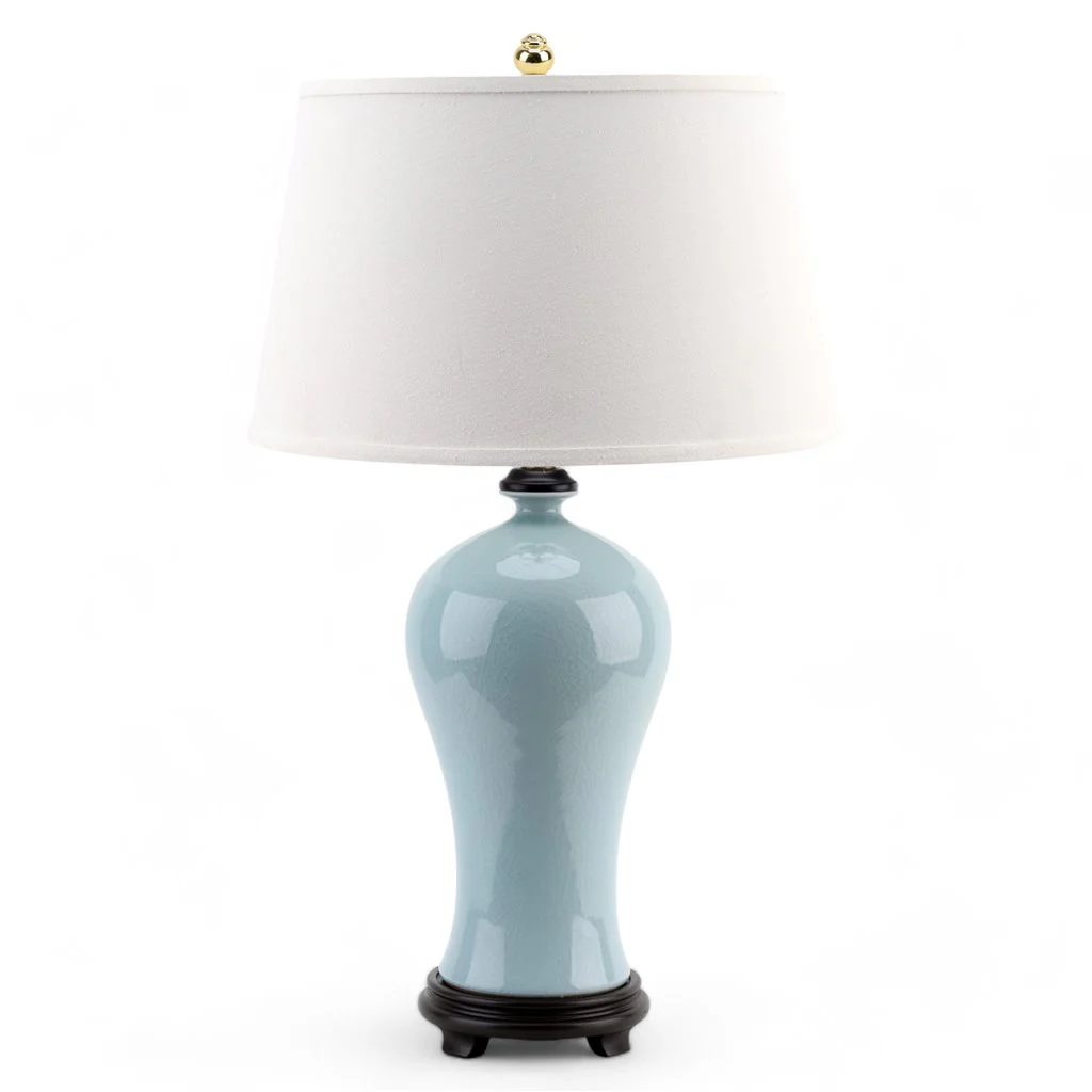 Danny's Fine Porcelain Lamp (wood base) 50614-L