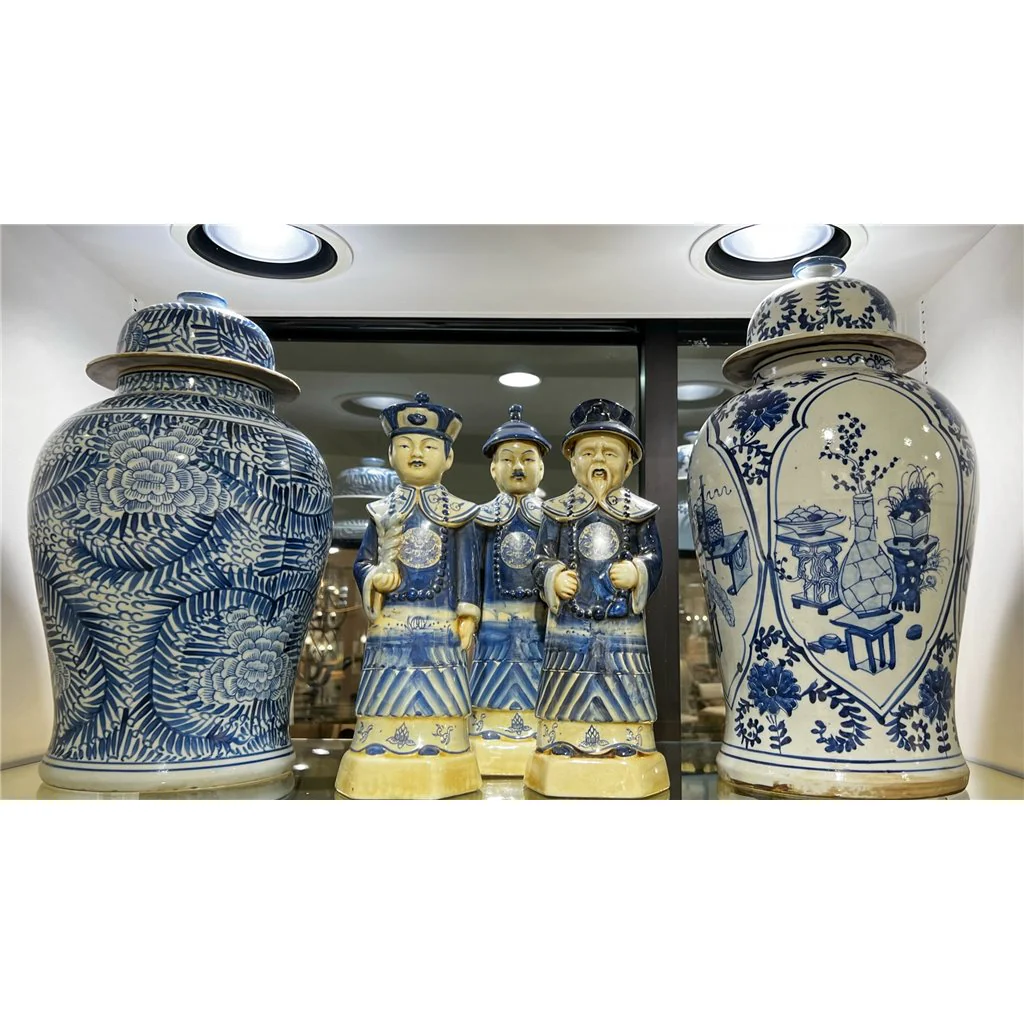 Danny's Fine Porcelain Lidded Temple Jar - Floral - Blue And White Classic 50068 - Image 10