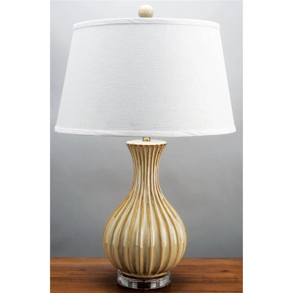Danny's Fine Porcelain Line Bulb Vase Lamp-Sandy(2-830-17) 11957-LA - Image 2