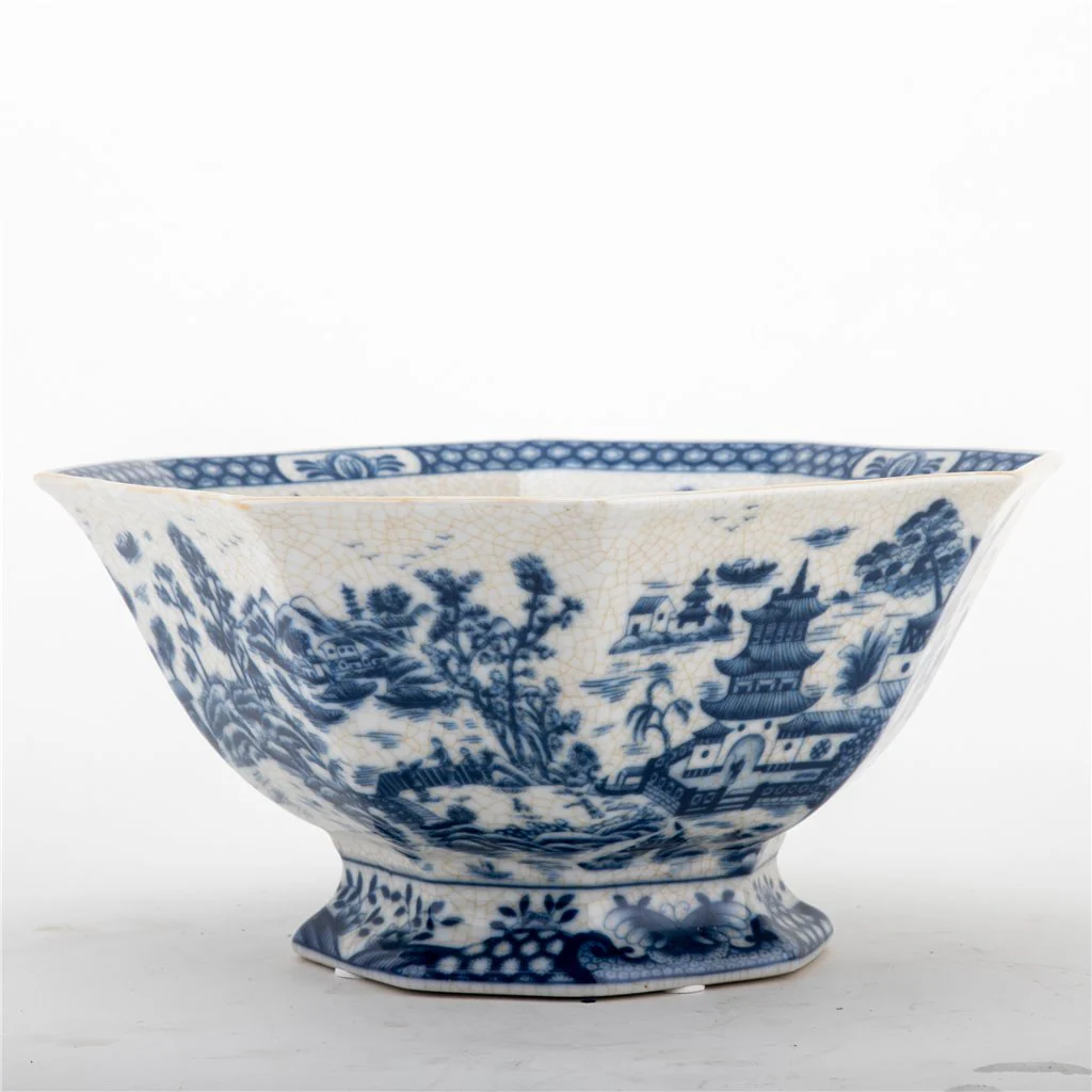 Danny's Fine Porcelain Octagonal Basin-Blue Willow 14264 - Image 7