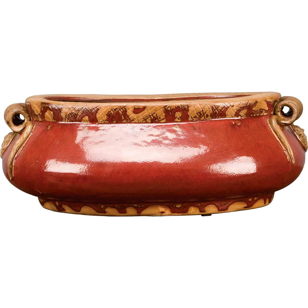 Danny's Fine Porcelain Oval Footbath-Red CM2015-1RD