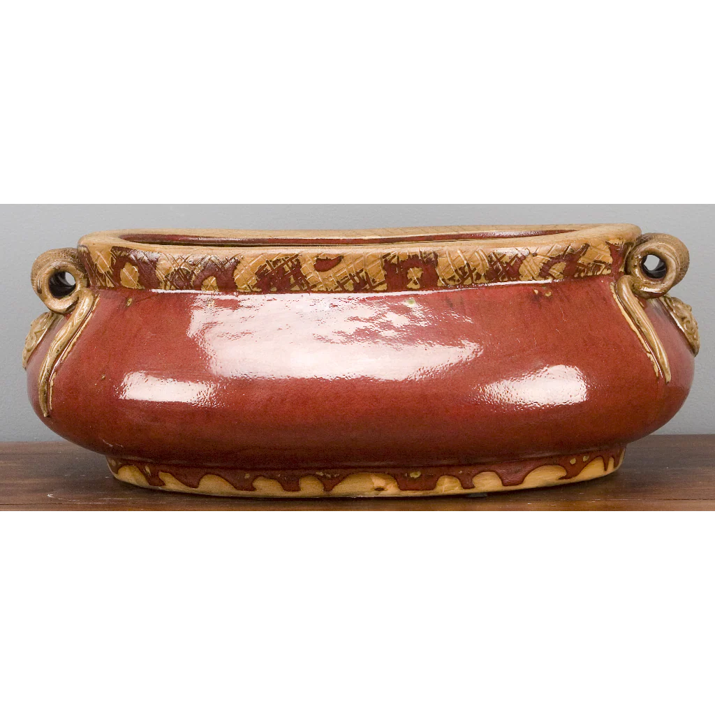 Danny's Fine Porcelain Oval Footbath-Red CM2015-1RD - Image 2