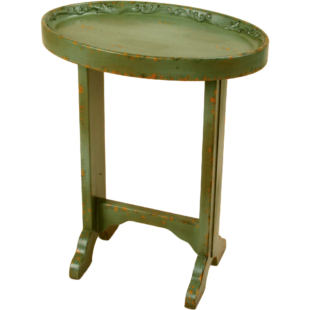 Danny's Fine Porcelain Oval Tbl,Lite Blue N1258
