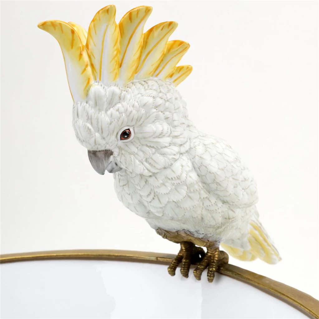 Danny's Fine Porcelain Parrot And Bowl With Bronze Ormolu 60382 - Image 15