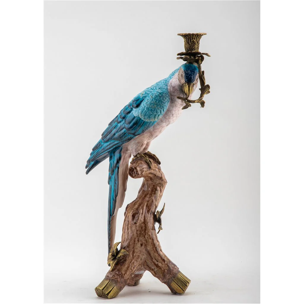 Danny's Fine Porcelain Parrot Candle Holder 61004 - Image 3