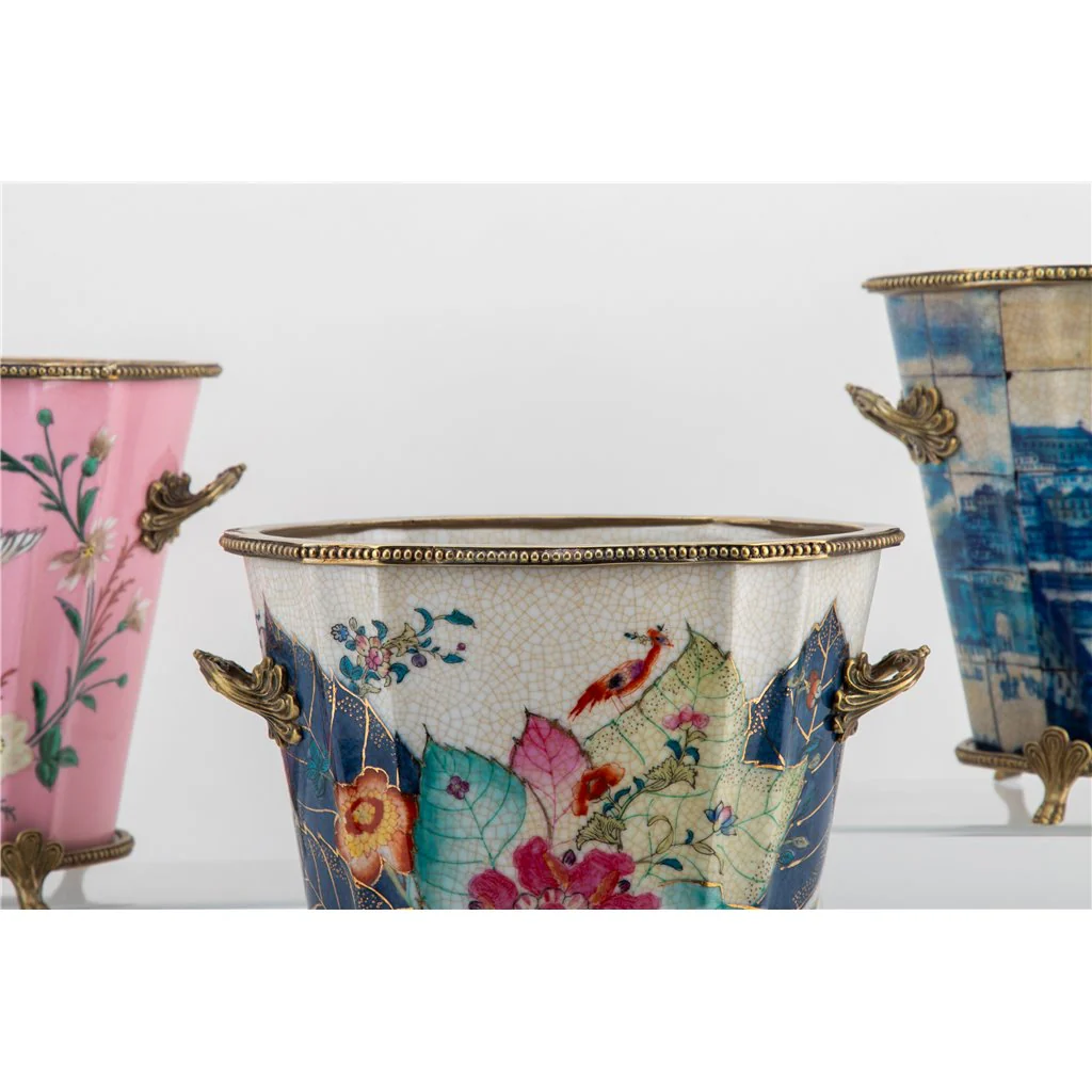 Danny's Fine Porcelain Planter - Azure Village 61010 - Image 11