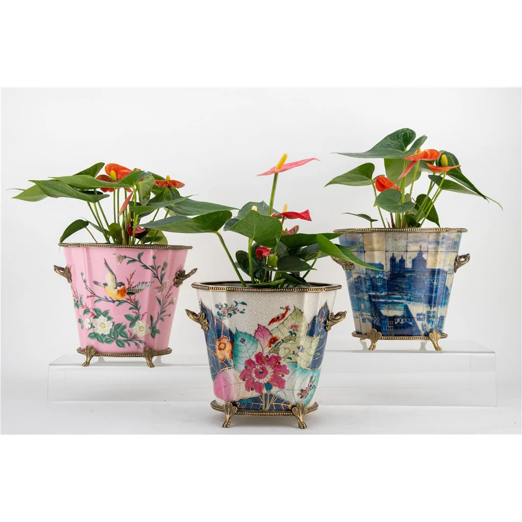 Danny's Fine Porcelain Planter - Azure Village 61010 - Image 12