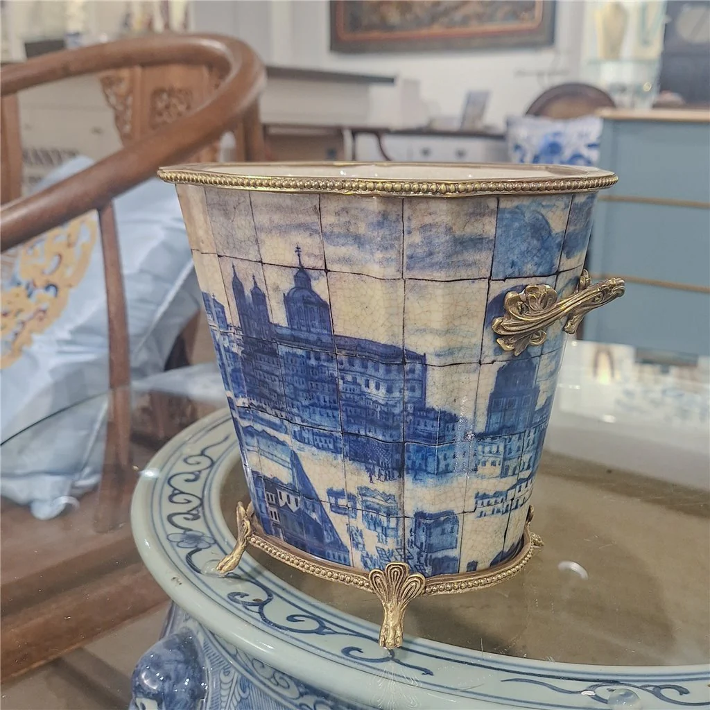 Danny's Fine Porcelain Planter - Azure Village 61010 - Image 14