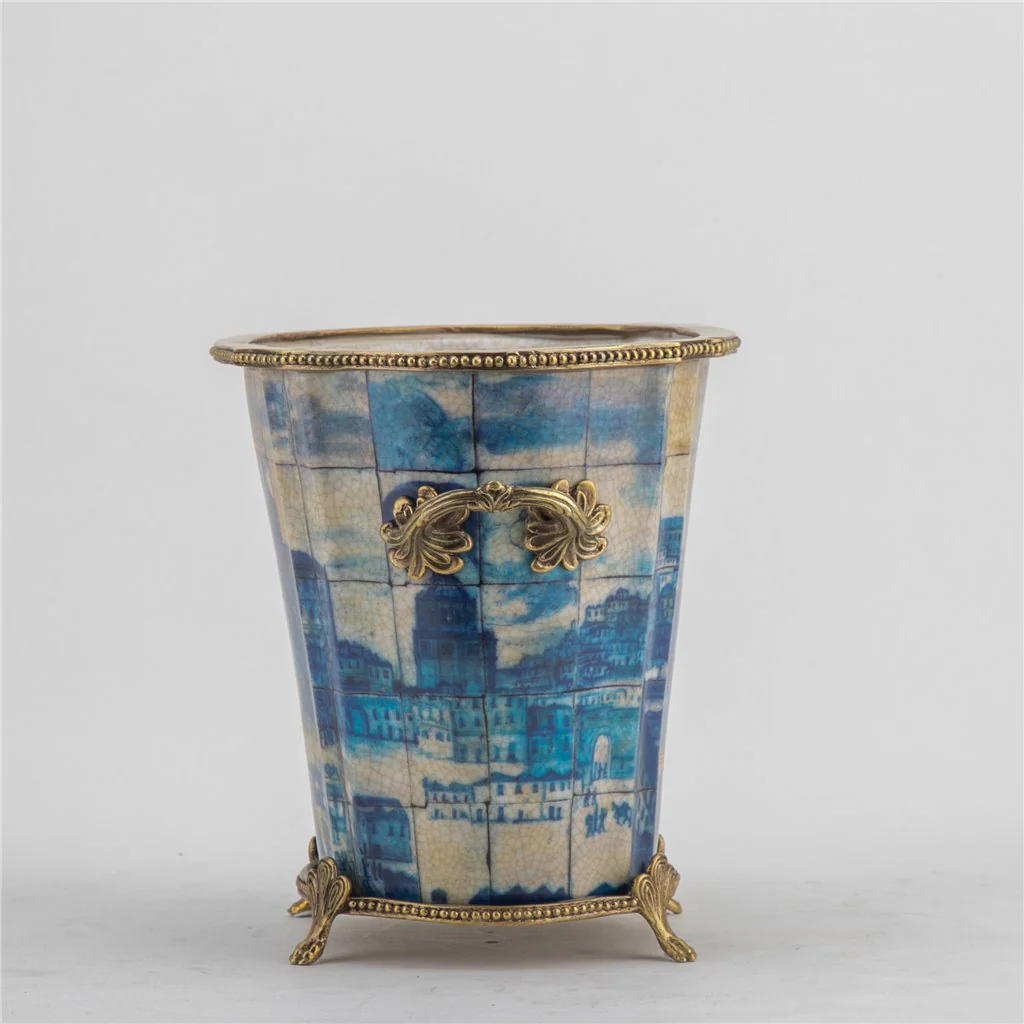 Danny's Fine Porcelain Planter - Azure Village 61010 - Image 4