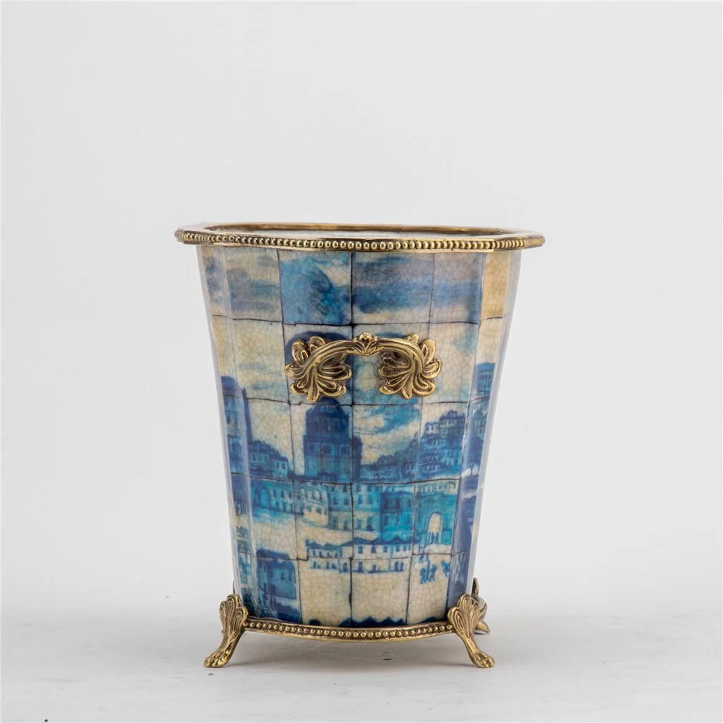 Danny's Fine Porcelain Planter - Azure Village 61010 - Image 6