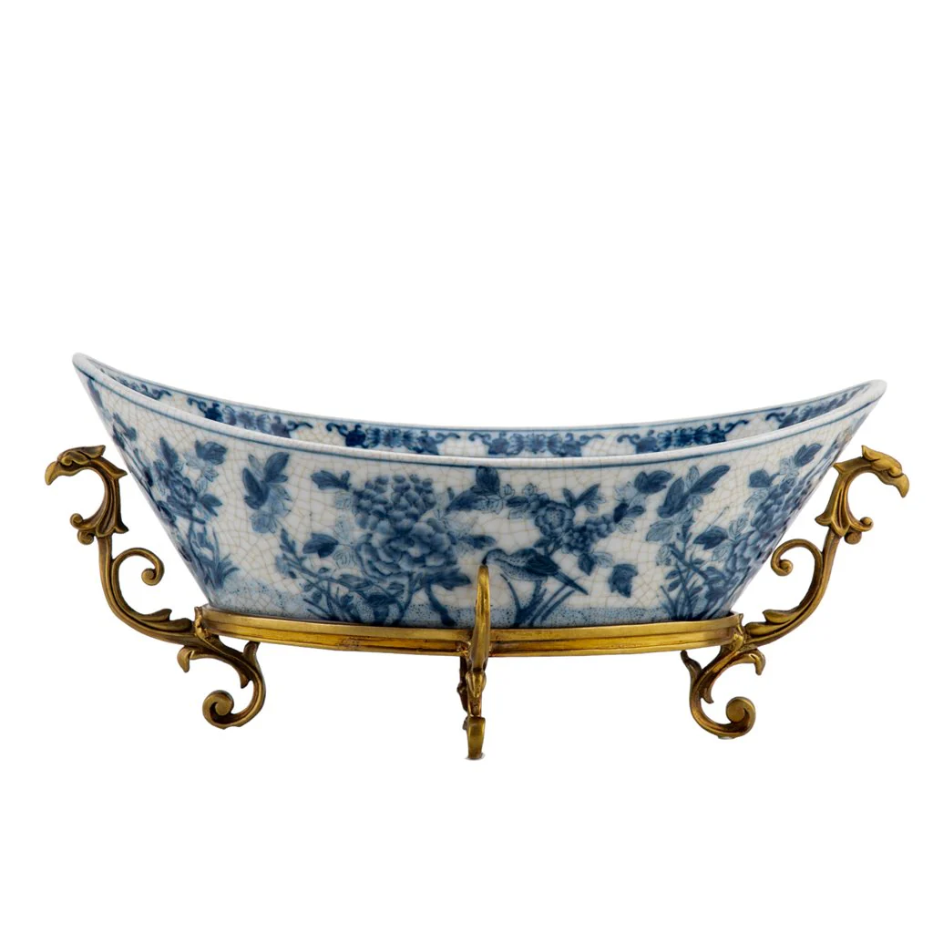 Danny's Fine Porcelain Planter - B/W - Fluer 60996
