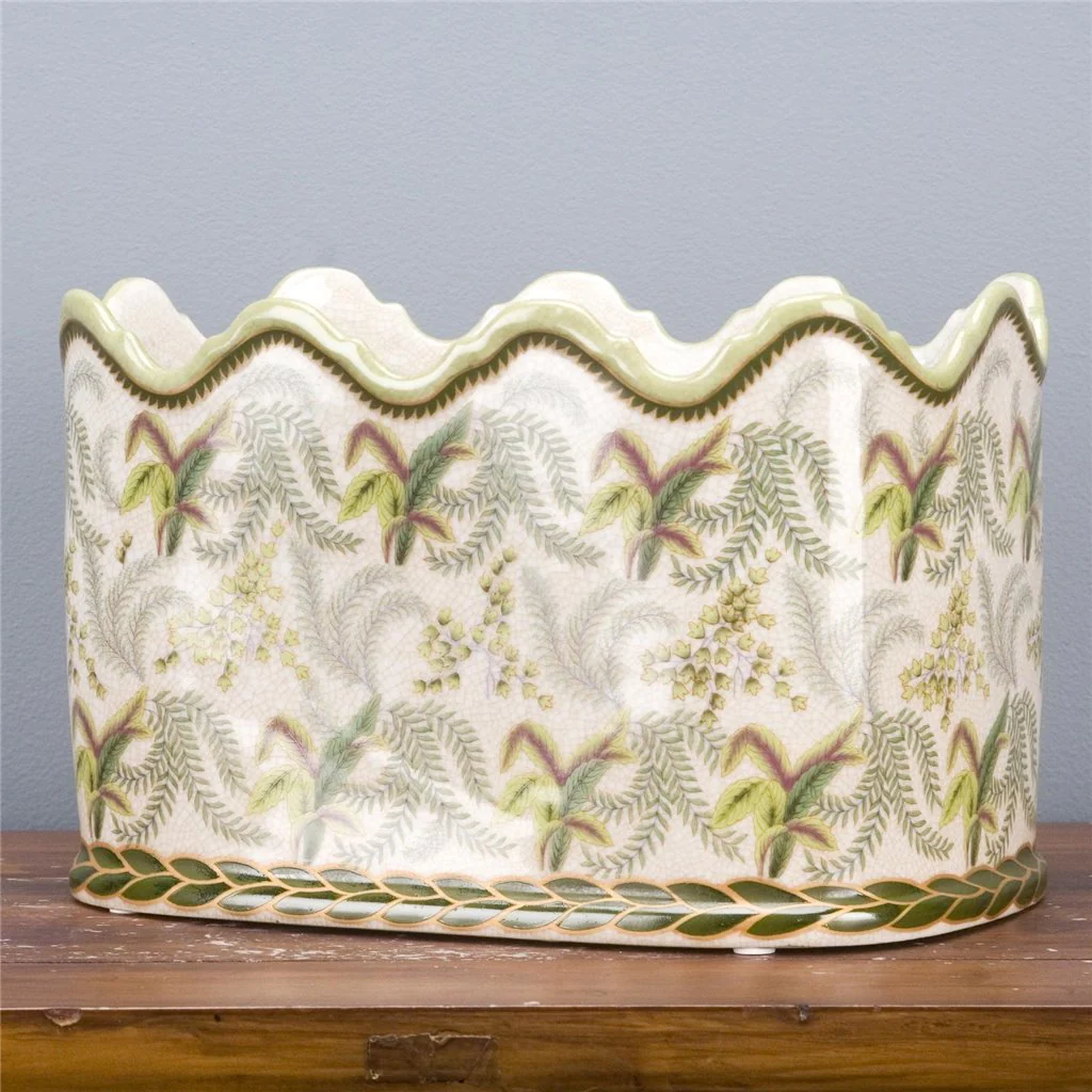Danny's Fine Porcelain Planter - Fern 14149 - Image 6