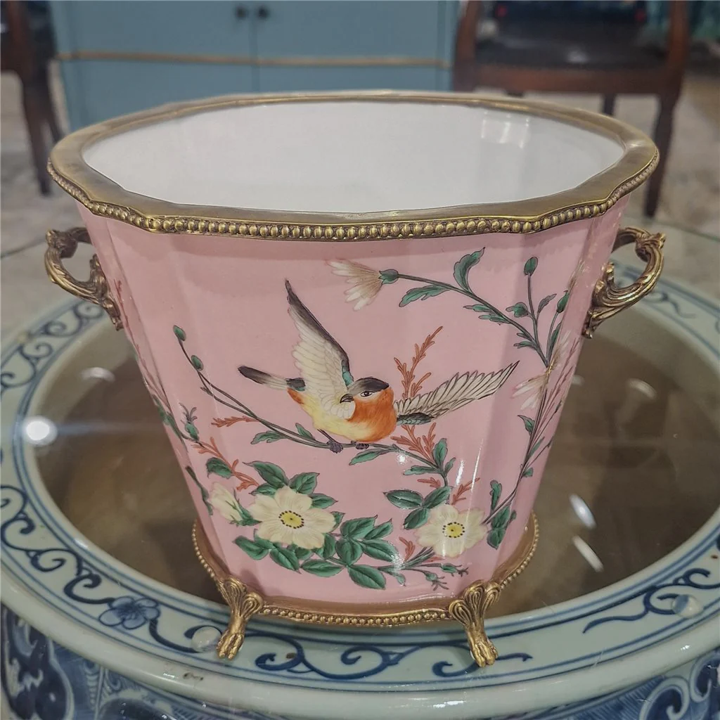 Danny's Fine Porcelain Planter - Pink Garden 60991 - Image 15