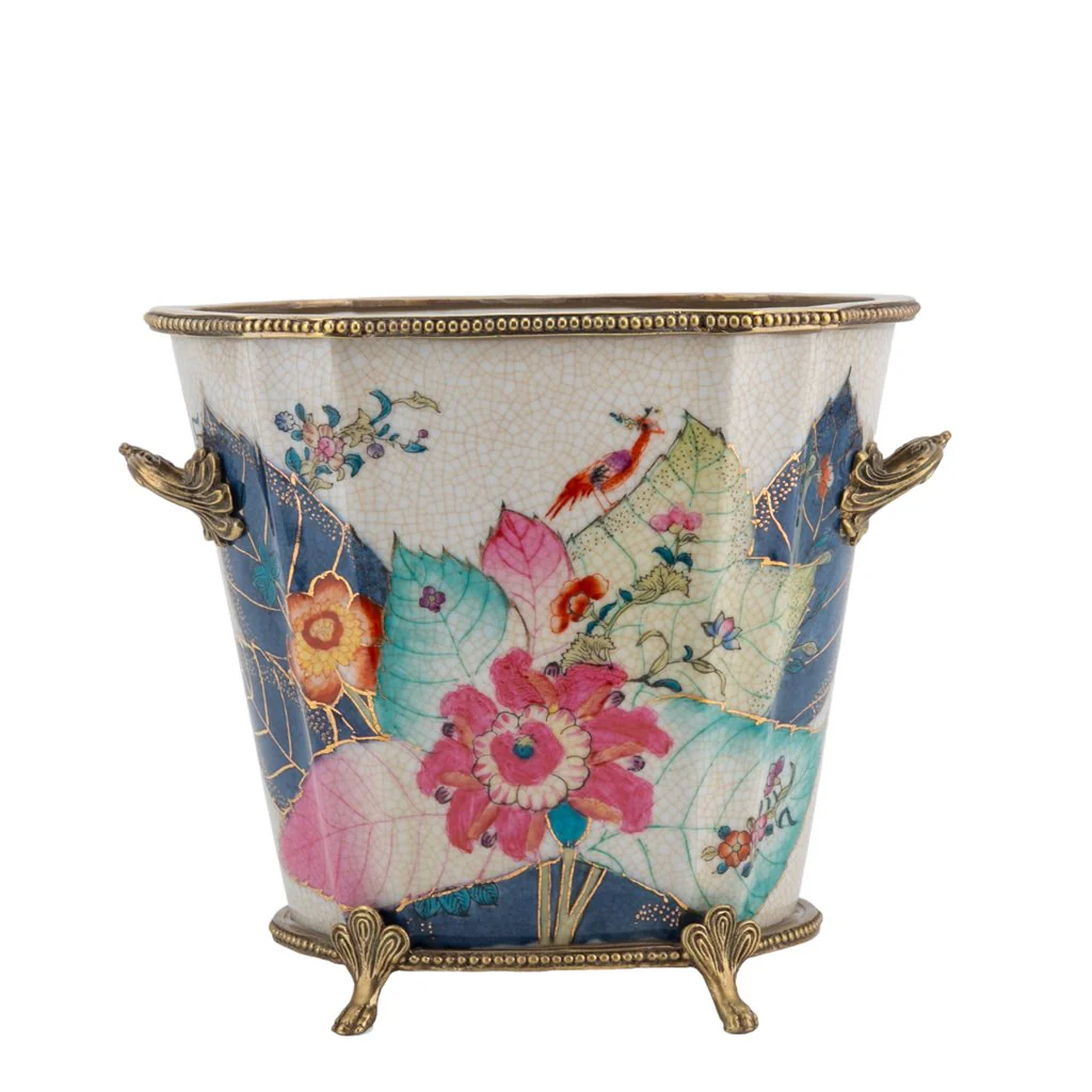 Danny's Fine Porcelain Planter - Tabacco Leaf 61009