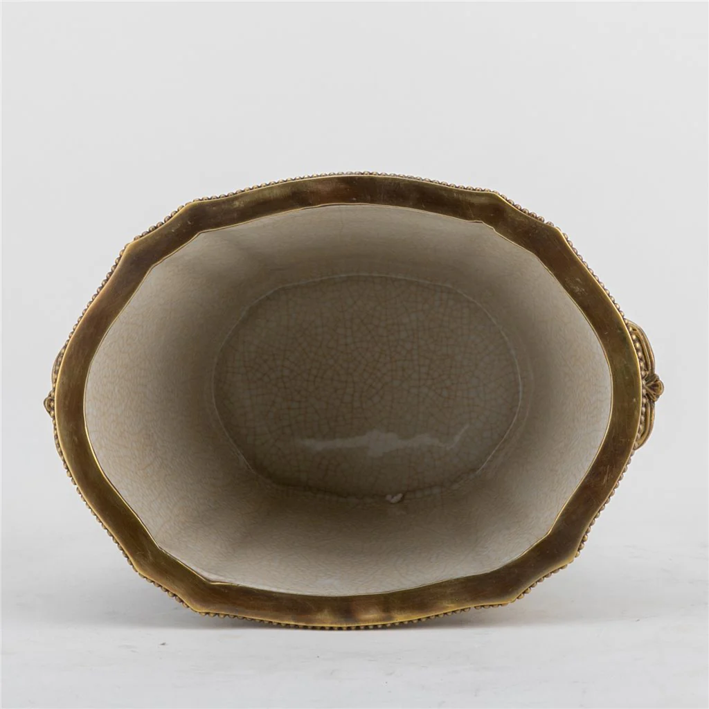 Danny's Fine Porcelain Planter - Tabacco Leaf 61009 - Image 7