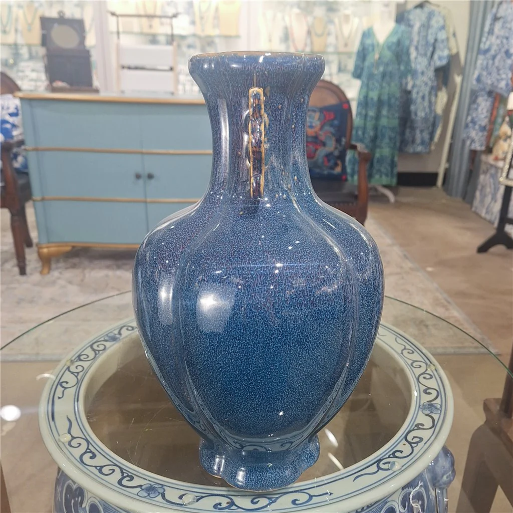 Danny's Fine Porcelain Plum Vase- Blue 51091 - Image 10