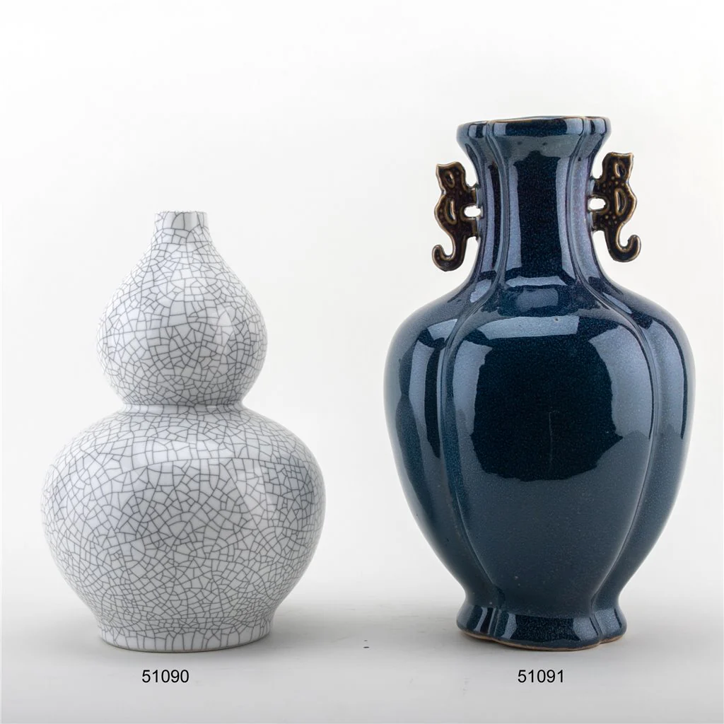 Danny's Fine Porcelain Plum Vase- Blue 51091 - Image 6
