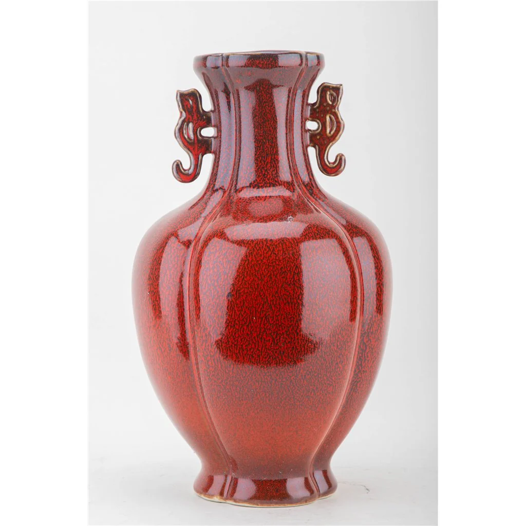Danny's Fine Porcelain PLUM VASE- FIREWORKS RED 51079 - Image 2