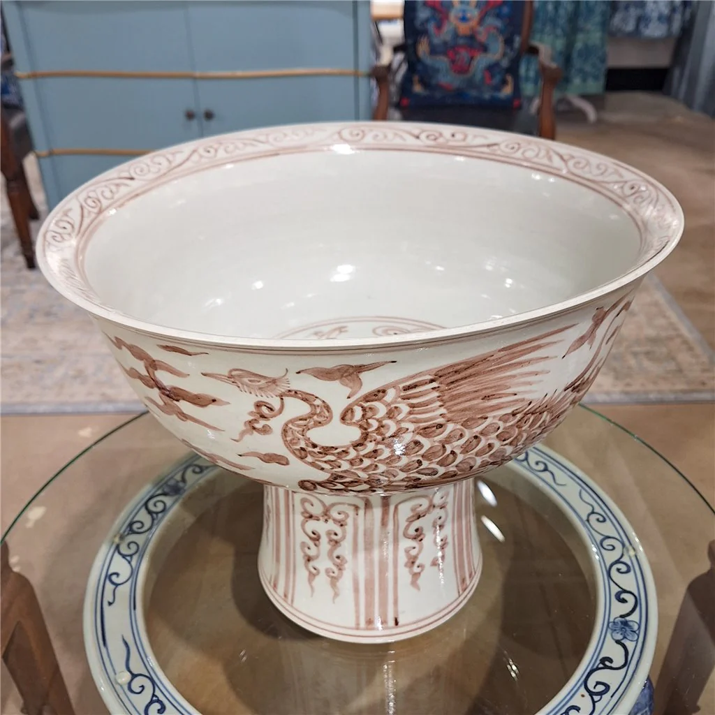 Danny's Fine Porcelain Porcelain Aged Rust Phoenix Round Tall Basin 51102 - Image 13