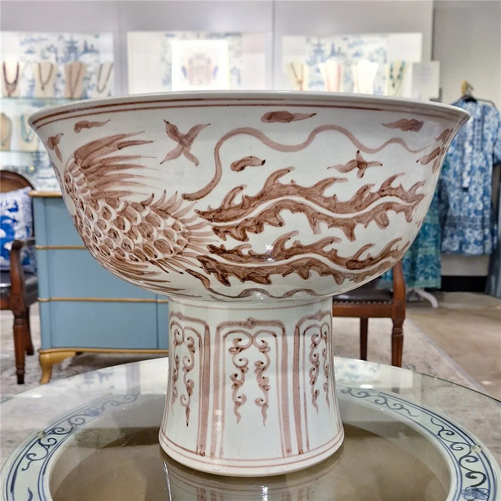 Danny's Fine Porcelain Porcelain Aged Rust Phoenix Round Tall Basin 51102 - Image 14