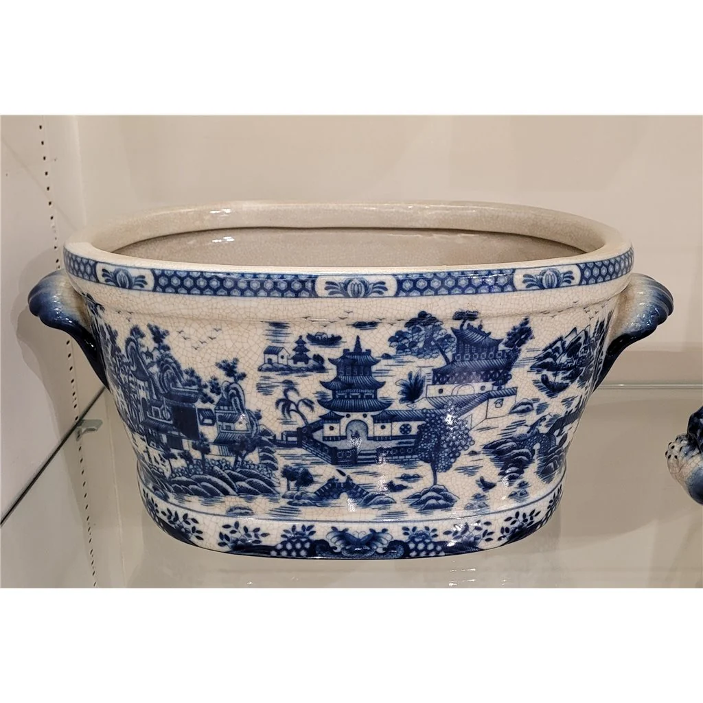 Danny's Fine Porcelain Porcelain Basin - Blue Willow 14143 - Image 10
