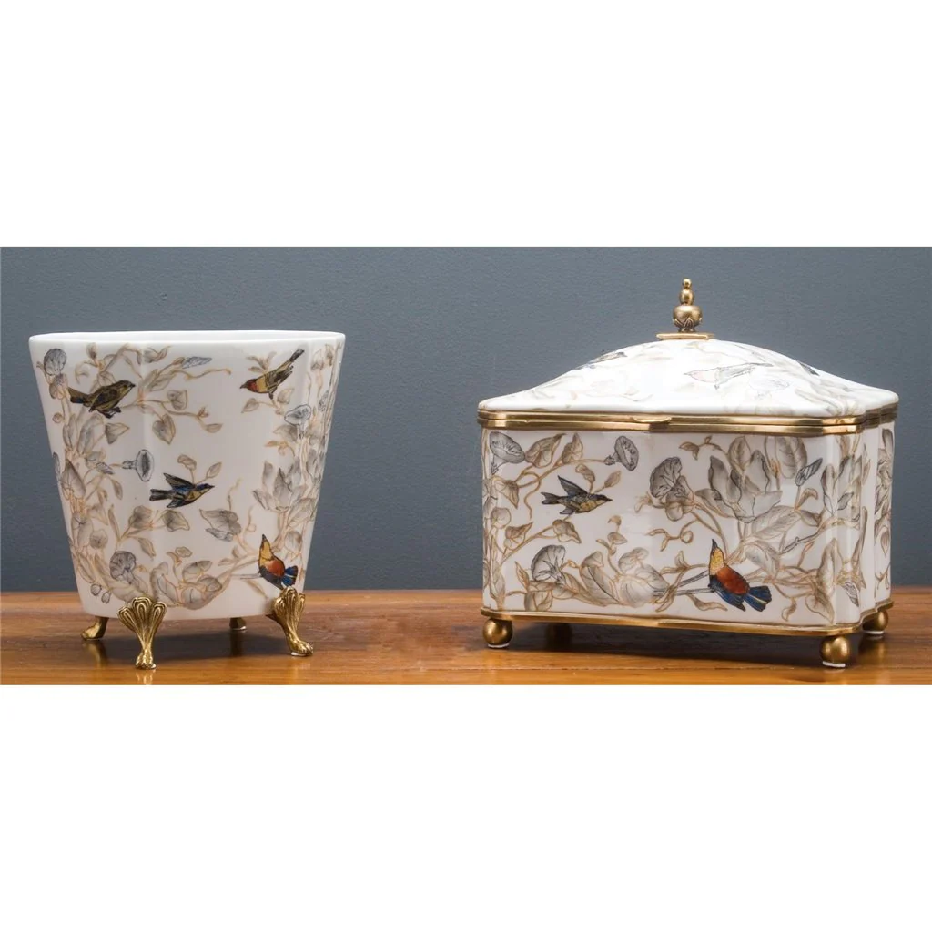 Danny's Fine Porcelain Porcelain Basin With Bronze Accent-Tessa 60310 - Image 13